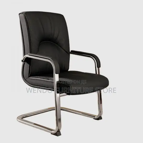 Office Chairs; Leather Non Reclining Visitors Office Chairs