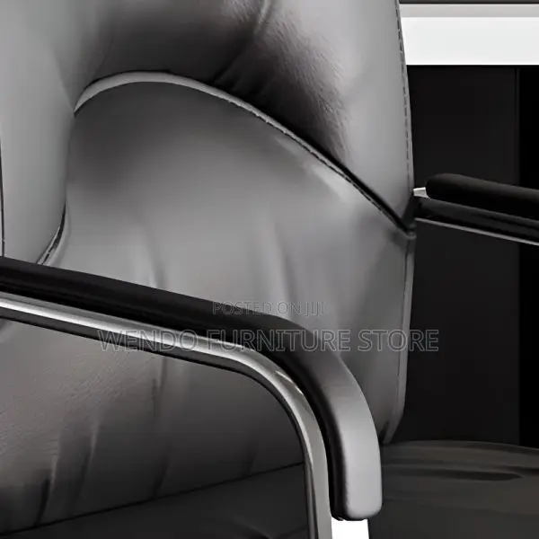 Office Chairs; Leather Non Reclining Visitors Office Chairs