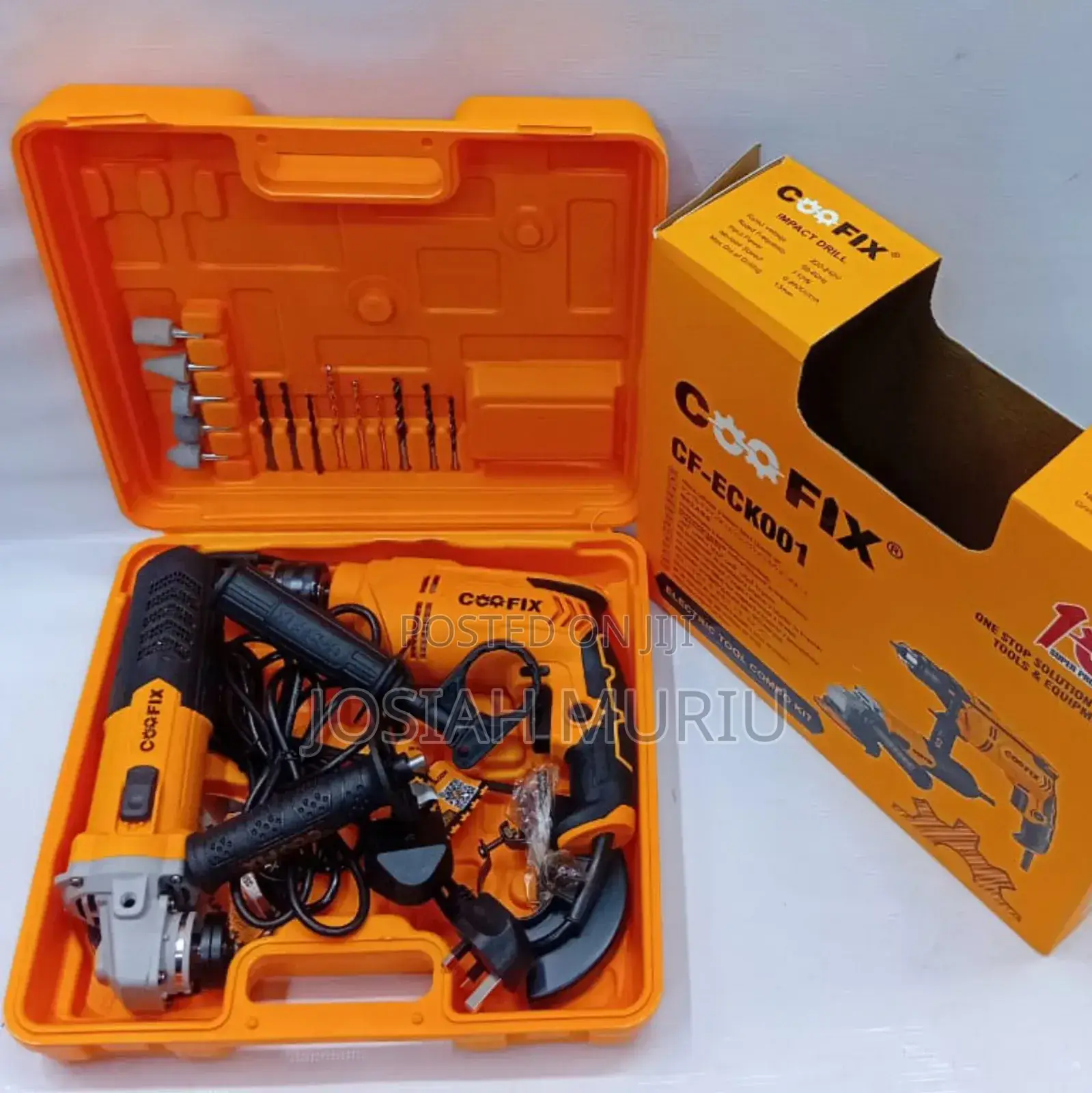 Coofix Electric Drill and Grinder Combo