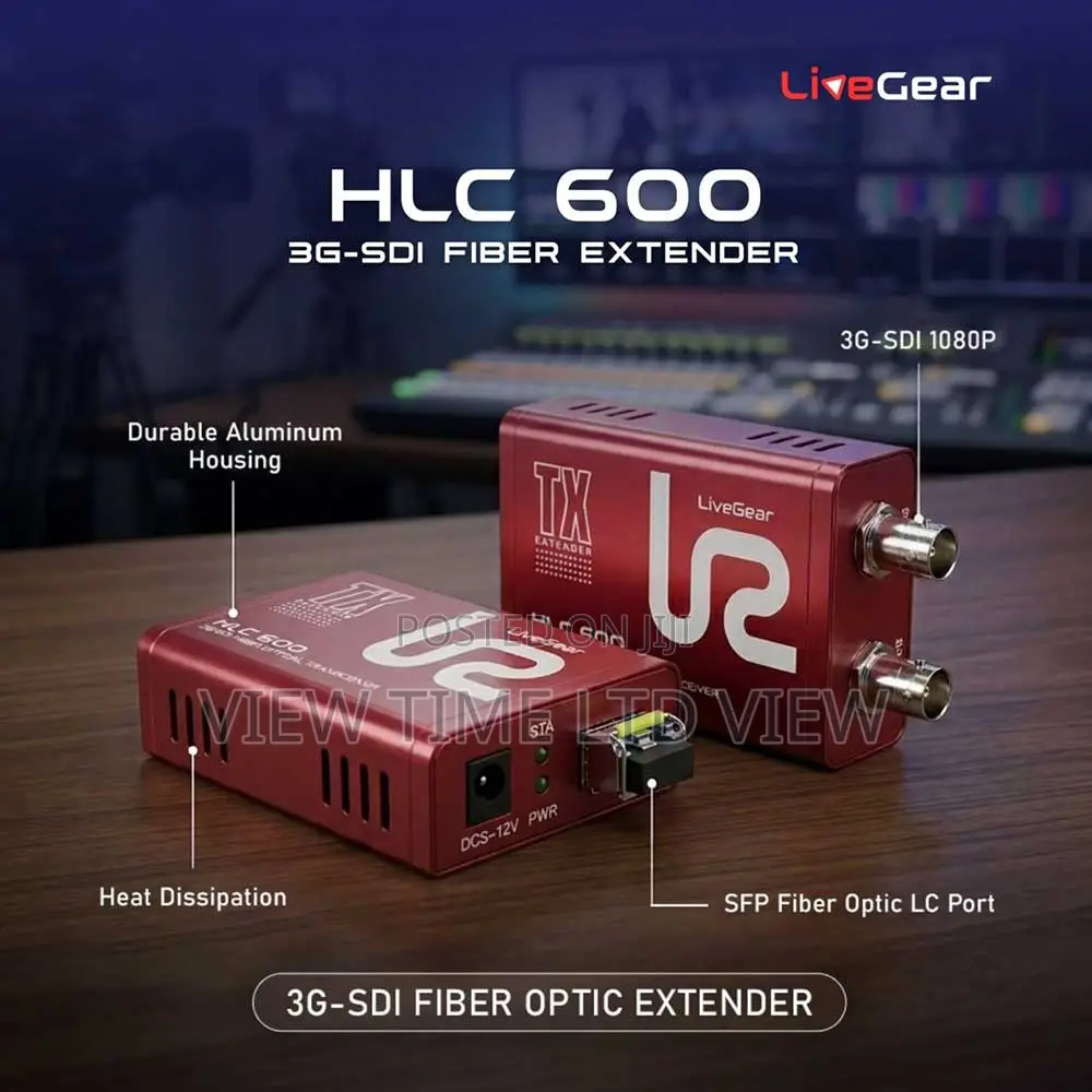 HLC 600 3g-Sdi Fiber Optical Transceiver Extender 20km