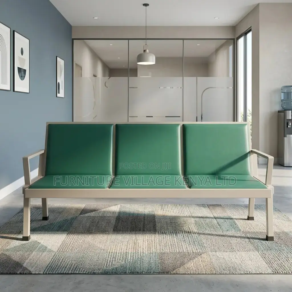 Padded Reception Visitor's Bench.
