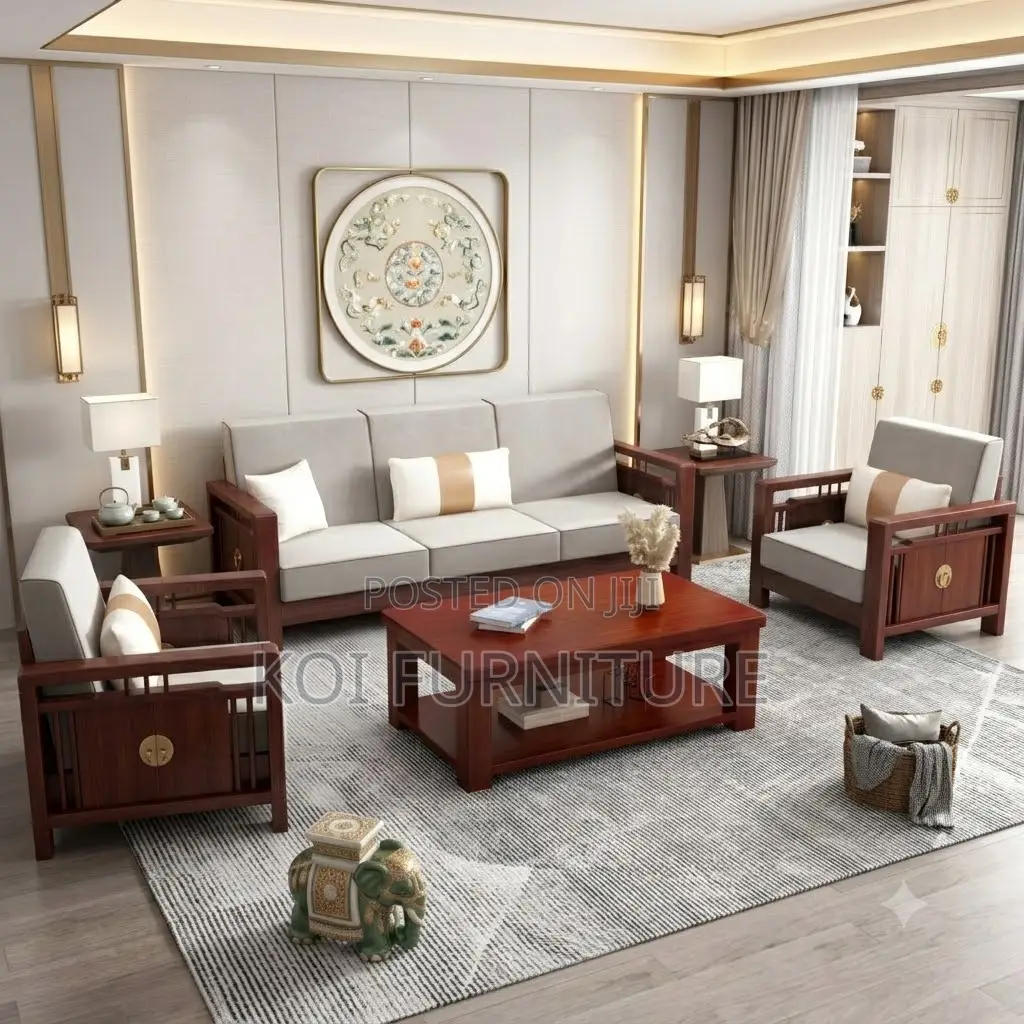 Coffee Table; Home Office Mahogany Executive Coffee Table