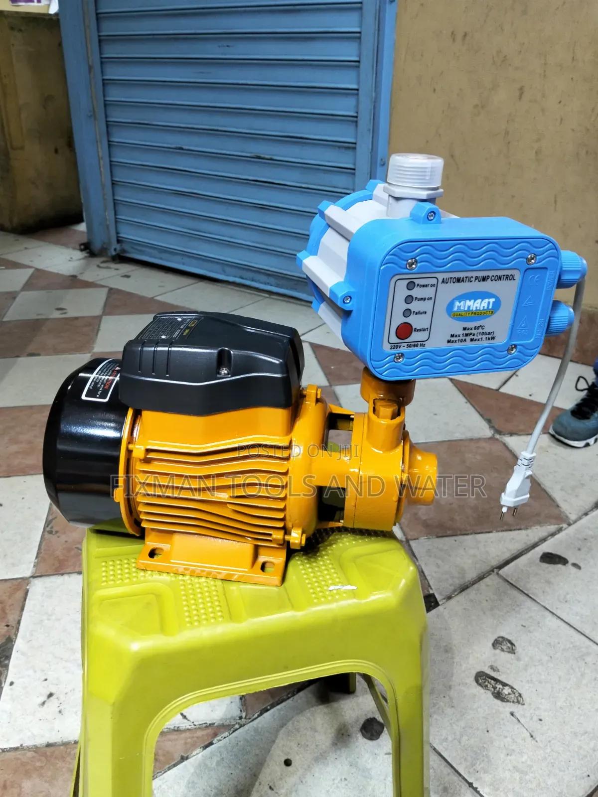 Commercial Dera Water Pump 1 Hp 70m Heat With Pressure Control Switch