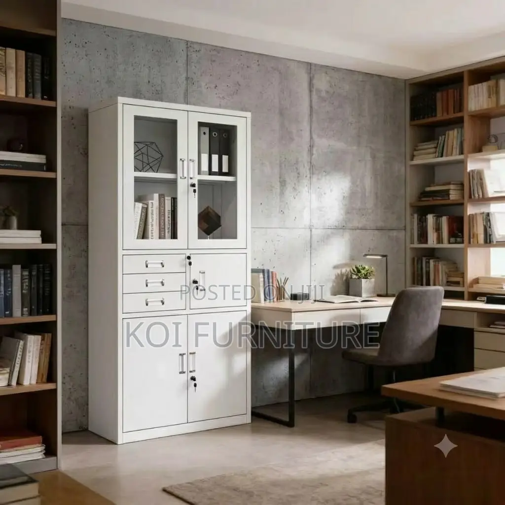 Office Cabinet; Offices Filing Cabinet With Shelves and Inside Safe