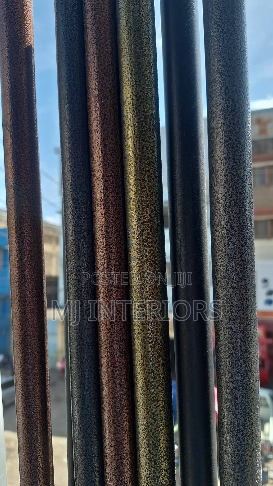 Strong Window Rods With Complete Fittings and Accessories