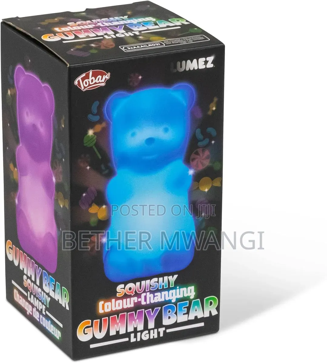 Lumez Squishy Colour Changing Gummy Bear Light