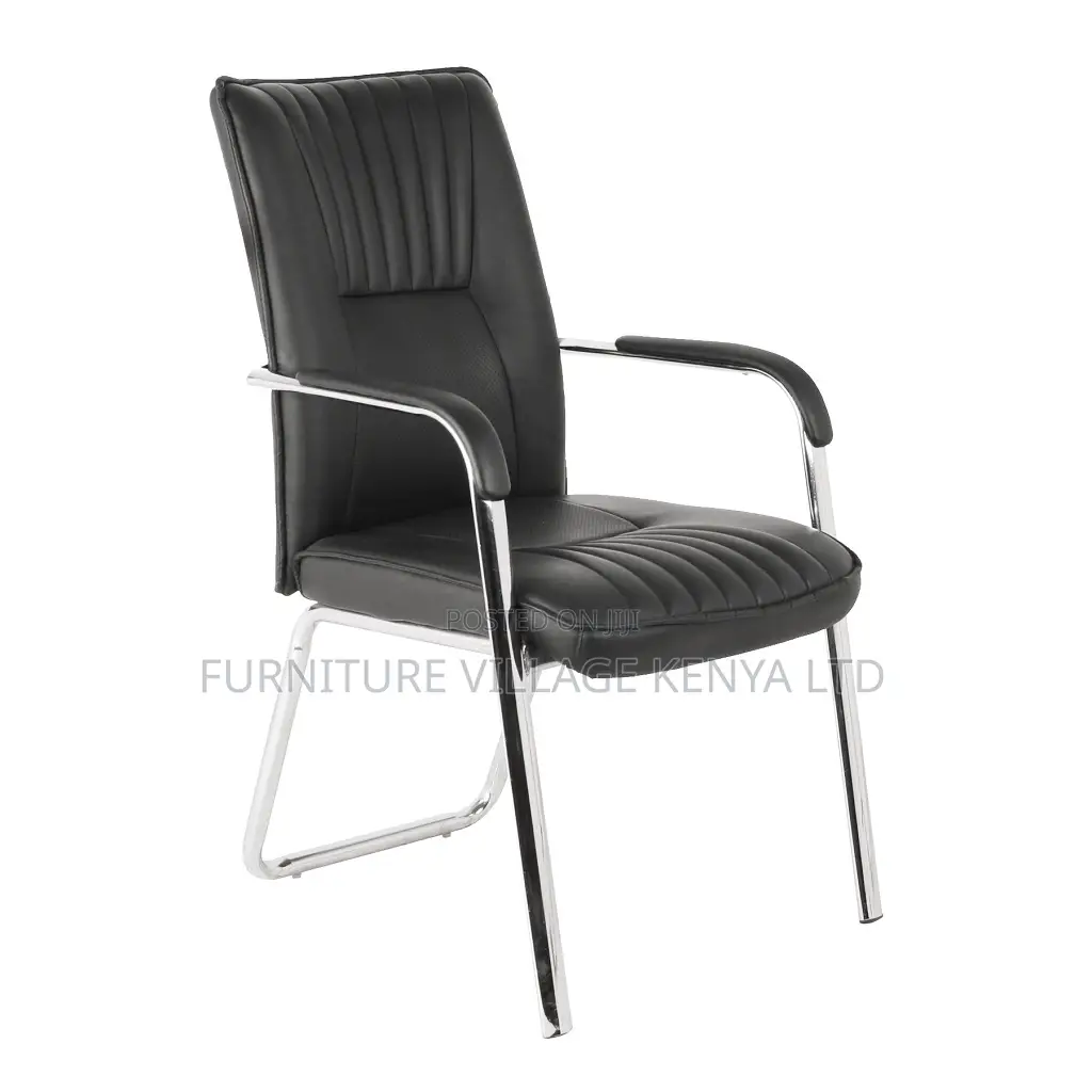 Leather Arm Reception Guest Chair