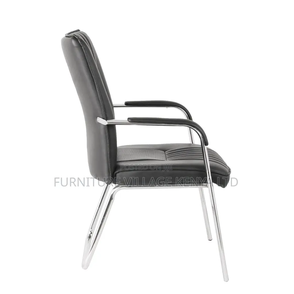 Leather Arm Reception Guest Chair