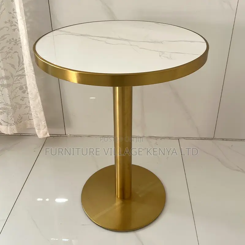 Round Silver Tulip Dining Table