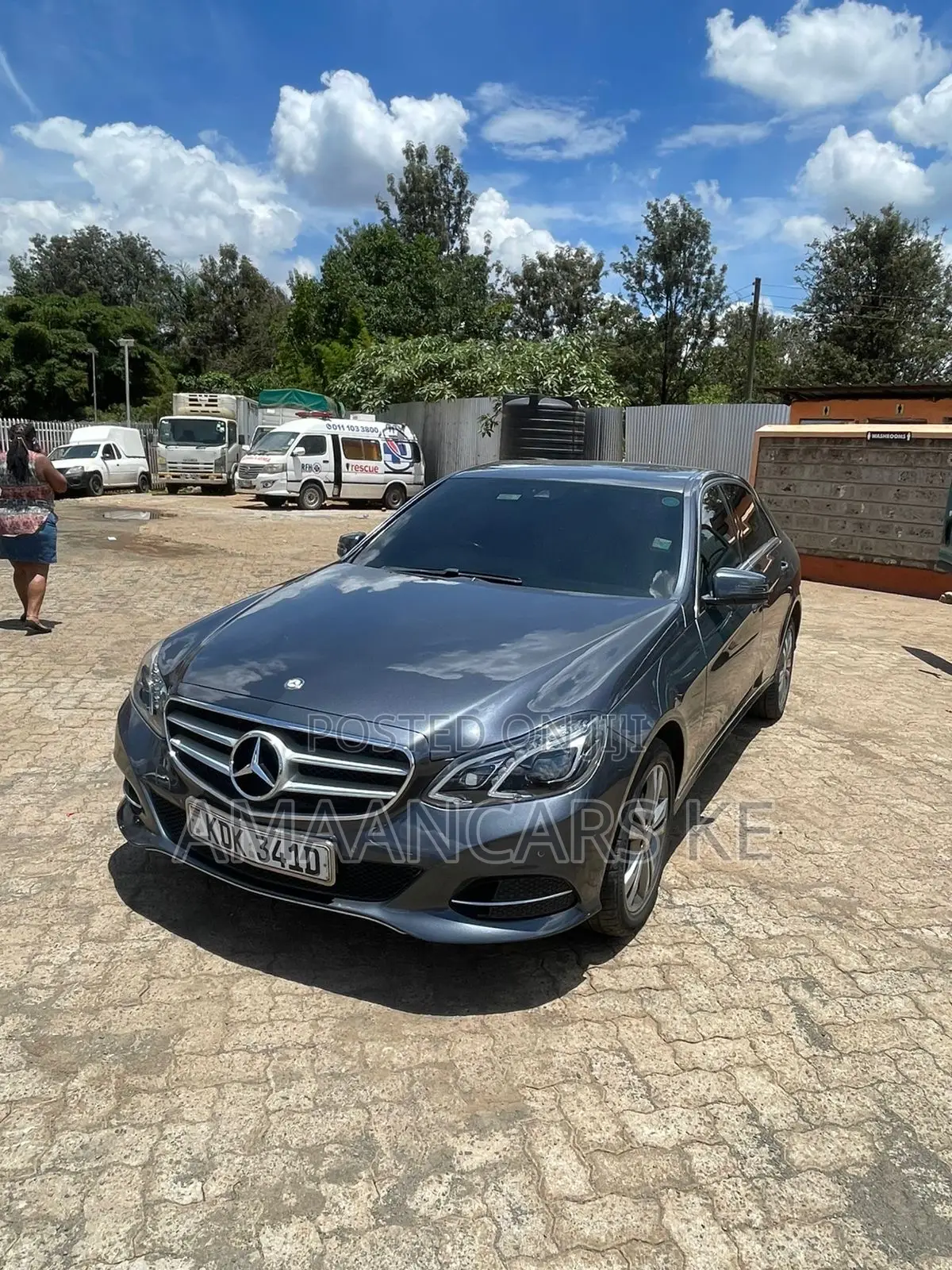 Mercedes-Benz E220 2015 Gray