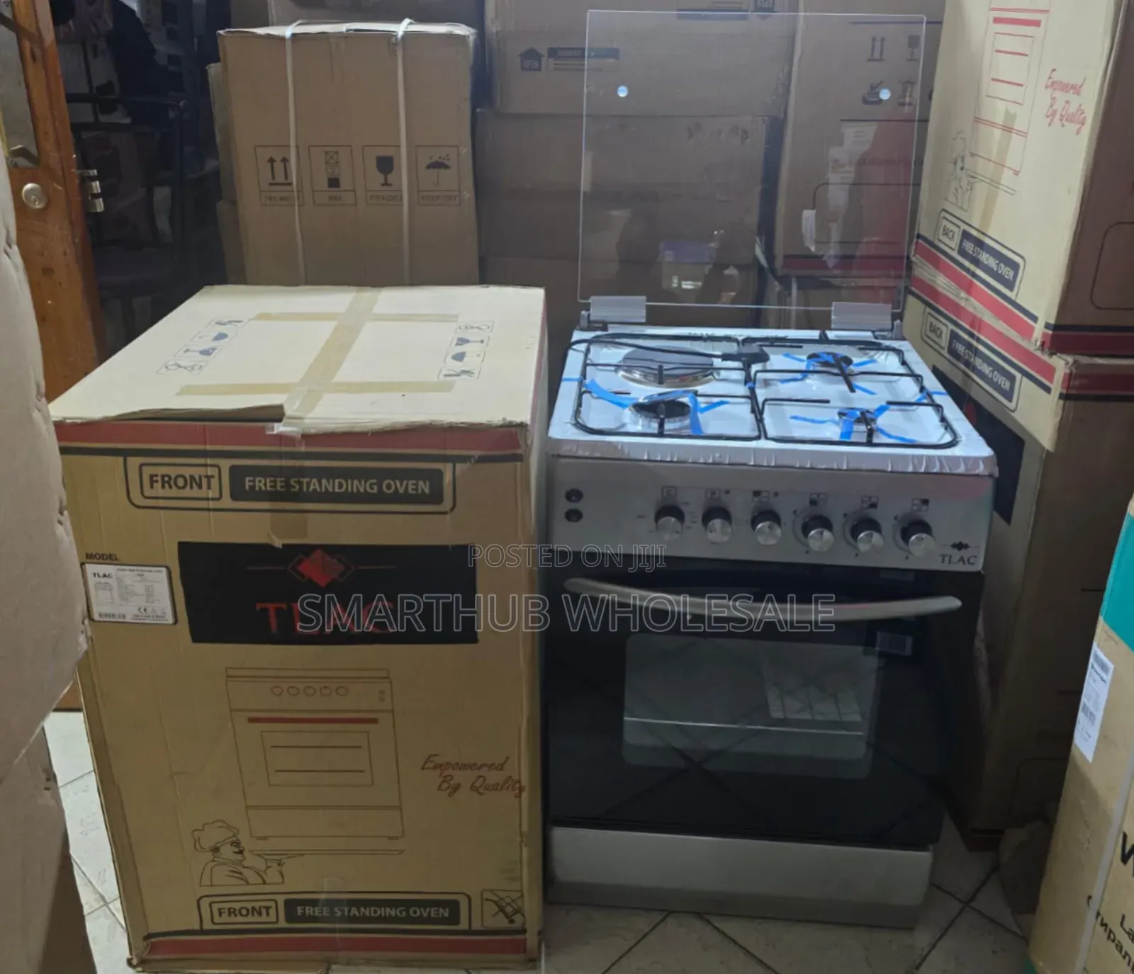 Made in Turkey 60*60 Tlac 3+1 Standing Cooker With Gas Sensor