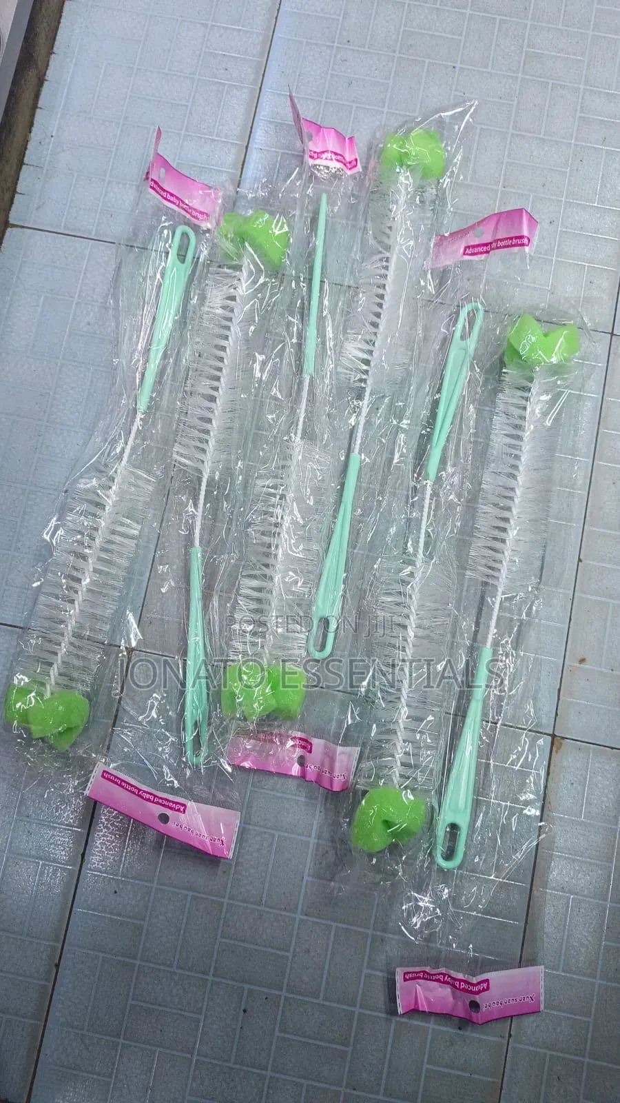 Long Baby Bottle Brush With Sponge Tip - Flask Bottle Cleaner