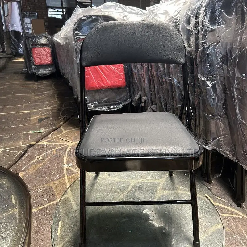 Black Foldable Study Office Chair.