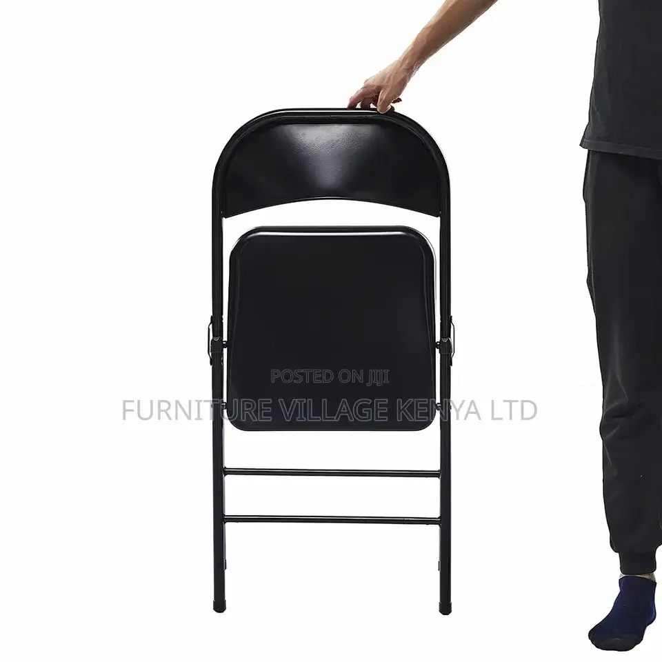 Black Foldable Study Office Chair.