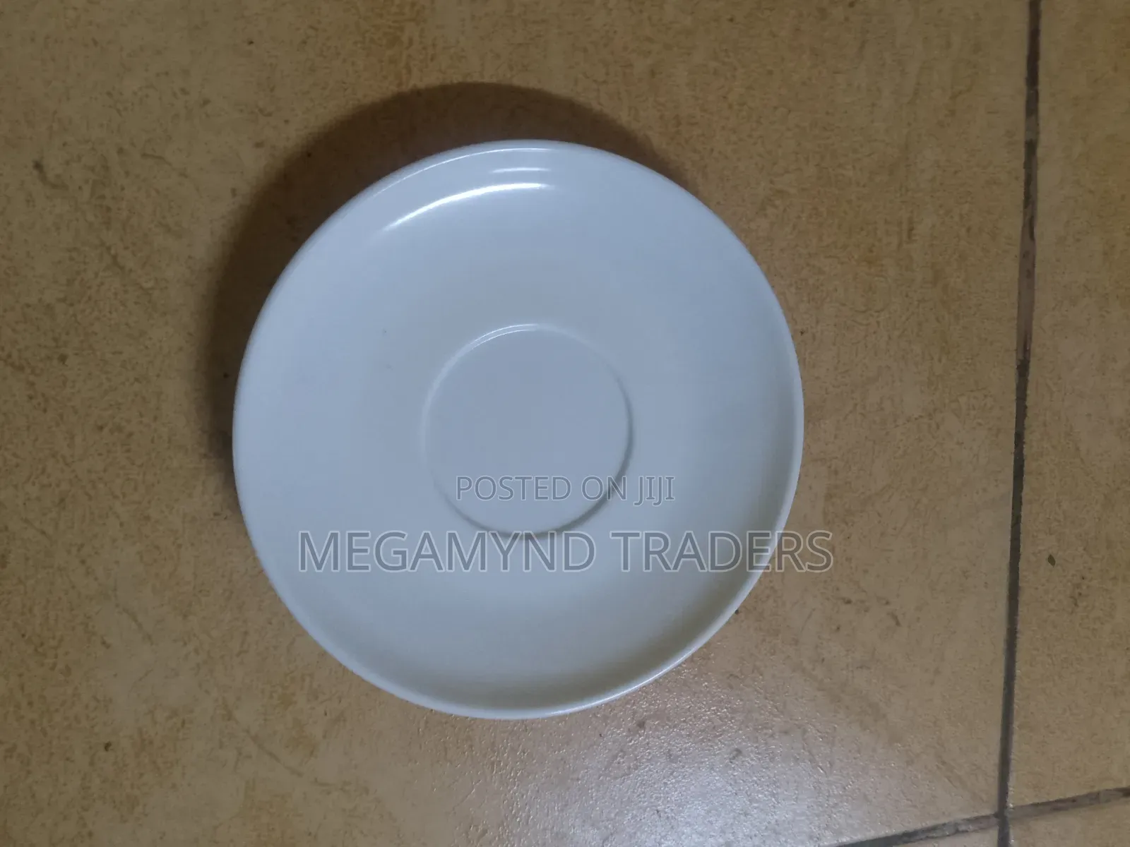 12pc Melamine Saucer Plate/Plain Saucer