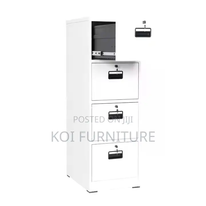 Office Cabinet; Steel Cabinet With 4 Lockable Key Drawers