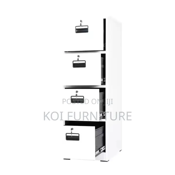 Office Cabinet; Steel Cabinet With 4 Lockable Key Drawers
