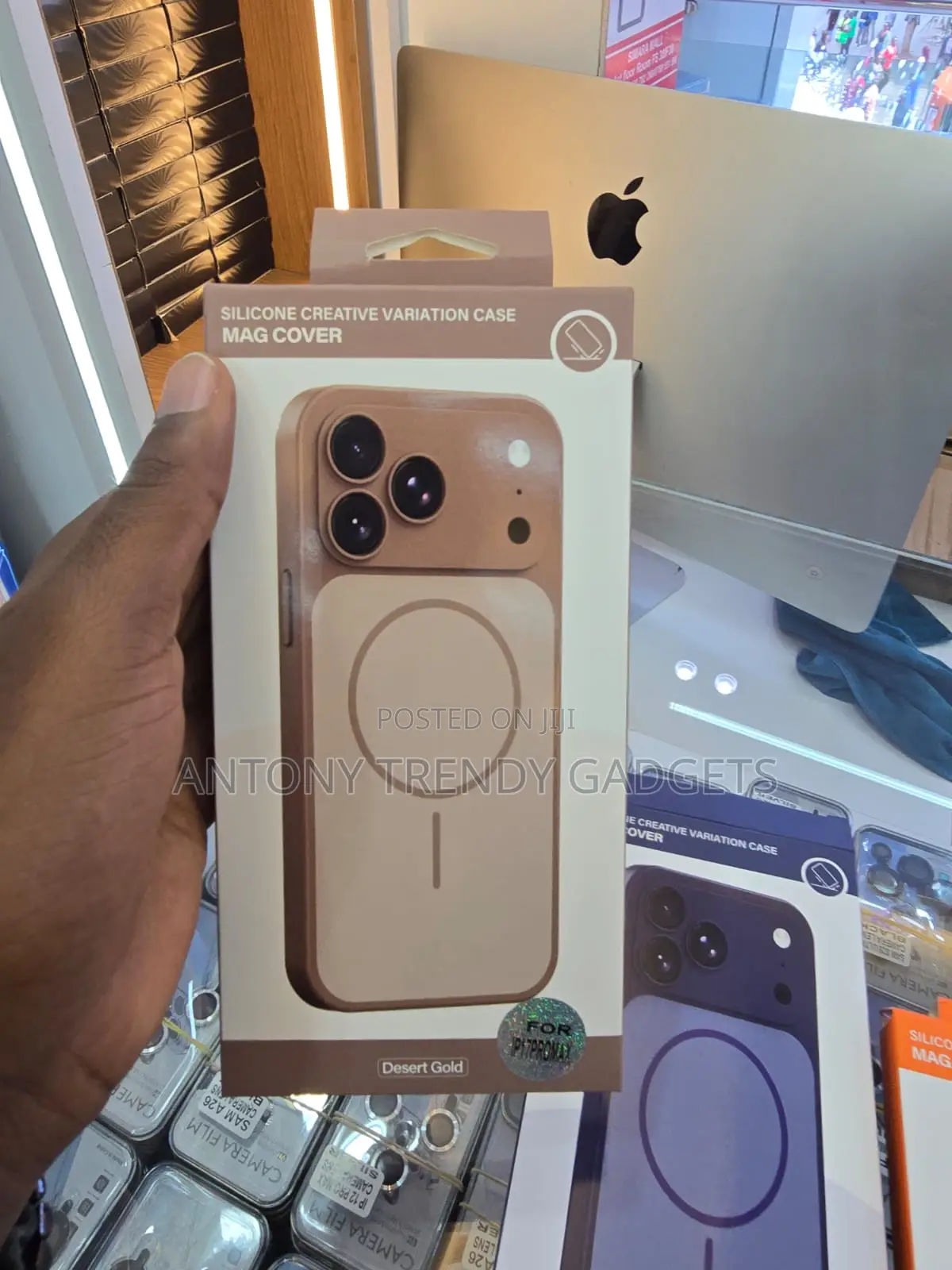 Magnetic Silicone Case for iPhone 17 Pro Max Matte Finish