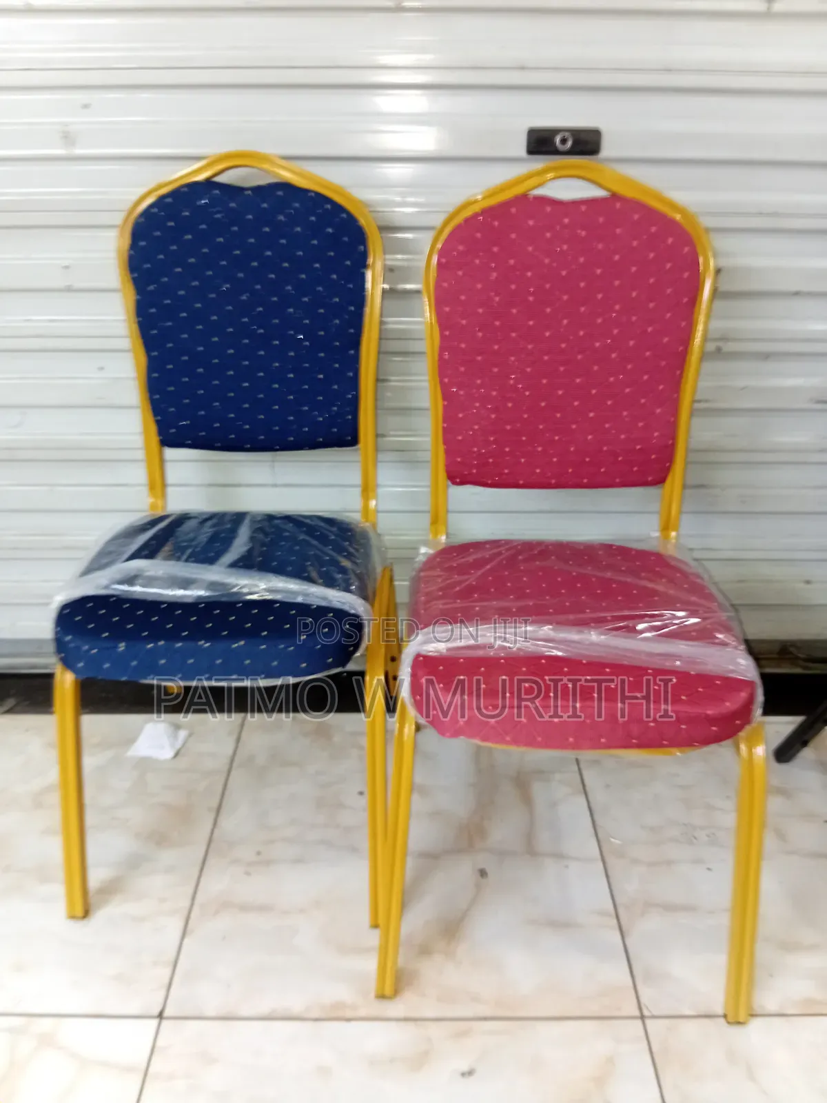 Conference Banquet Chair With Cushioned Seat - Heavy Duty Metal Frame