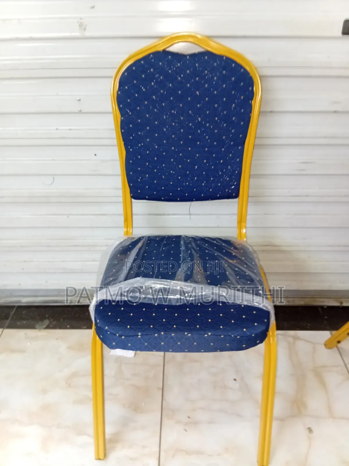 Conference Banquet Chair With Cushioned Seat - Heavy Duty Metal Frame