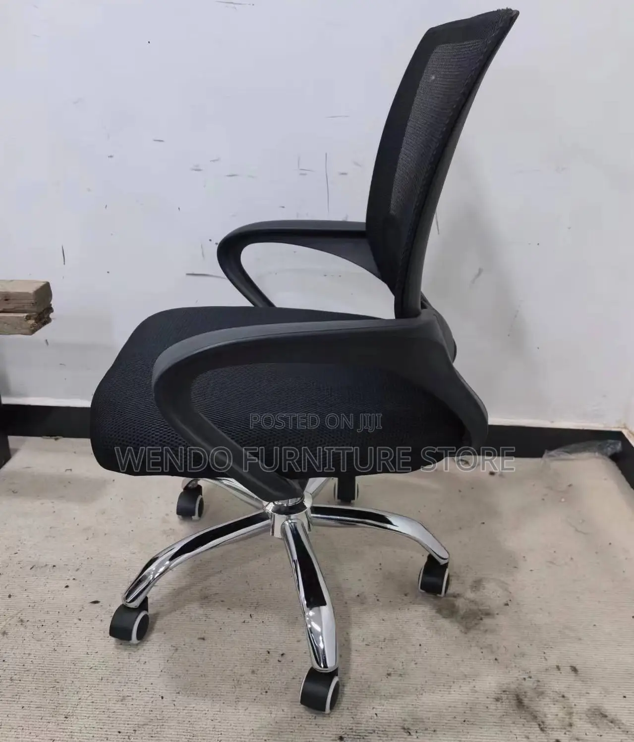 Office Chairs; Reclining Mesh Black Office Chairs