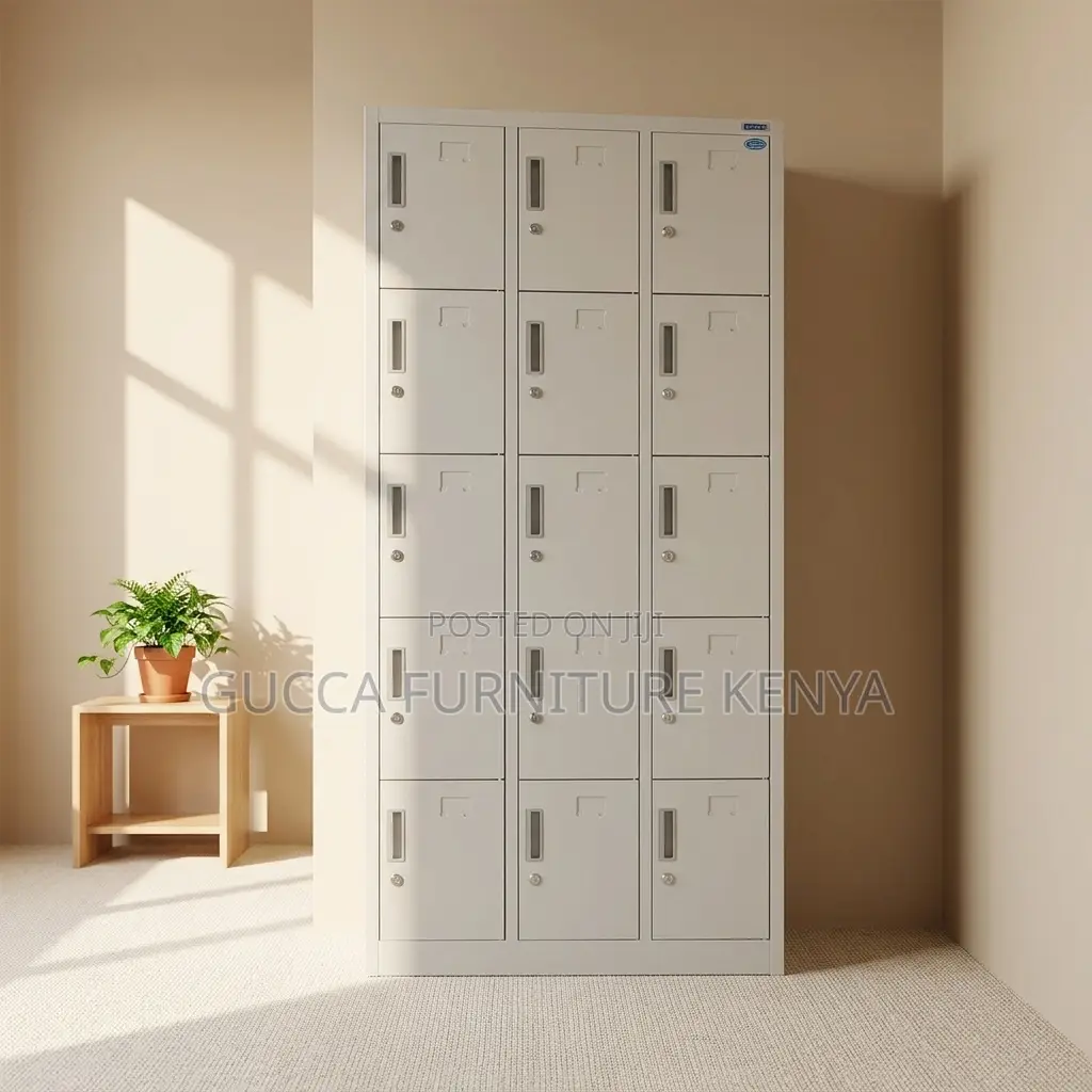 15 Locker Storage Cabinet Unit.