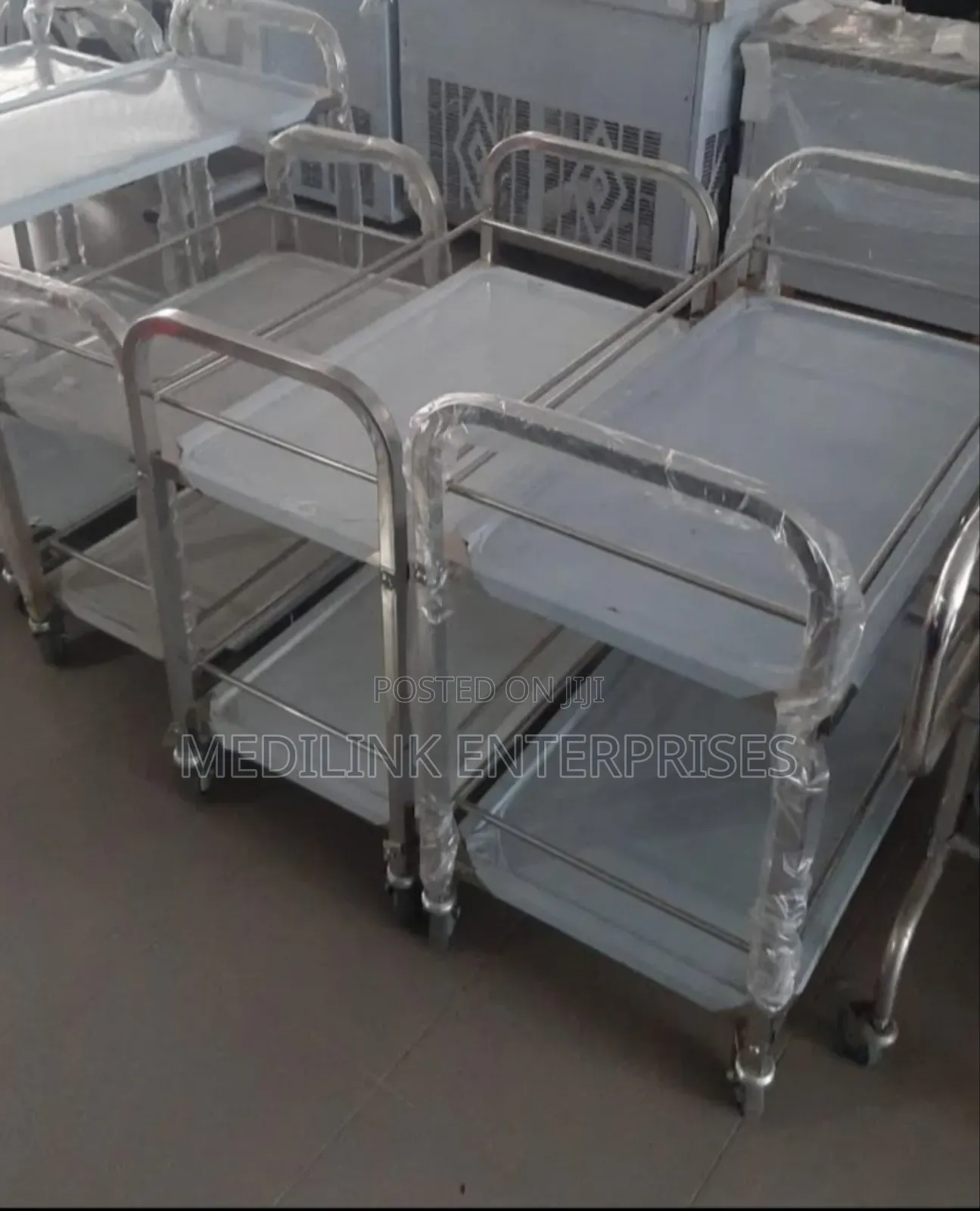 Bohemian Stainless Steel Commercial Restaurants Trolley