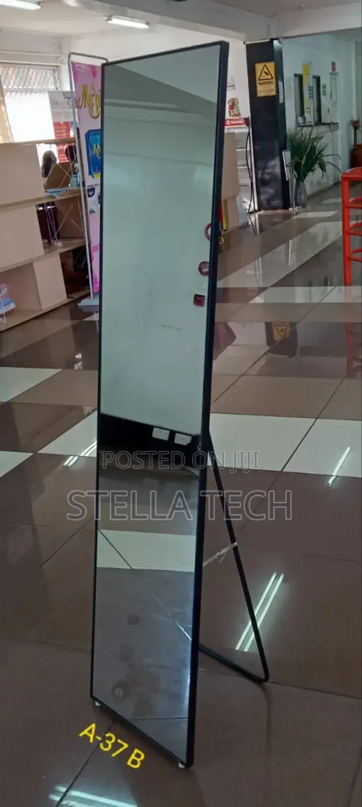 Executive Black Dressing Mirror