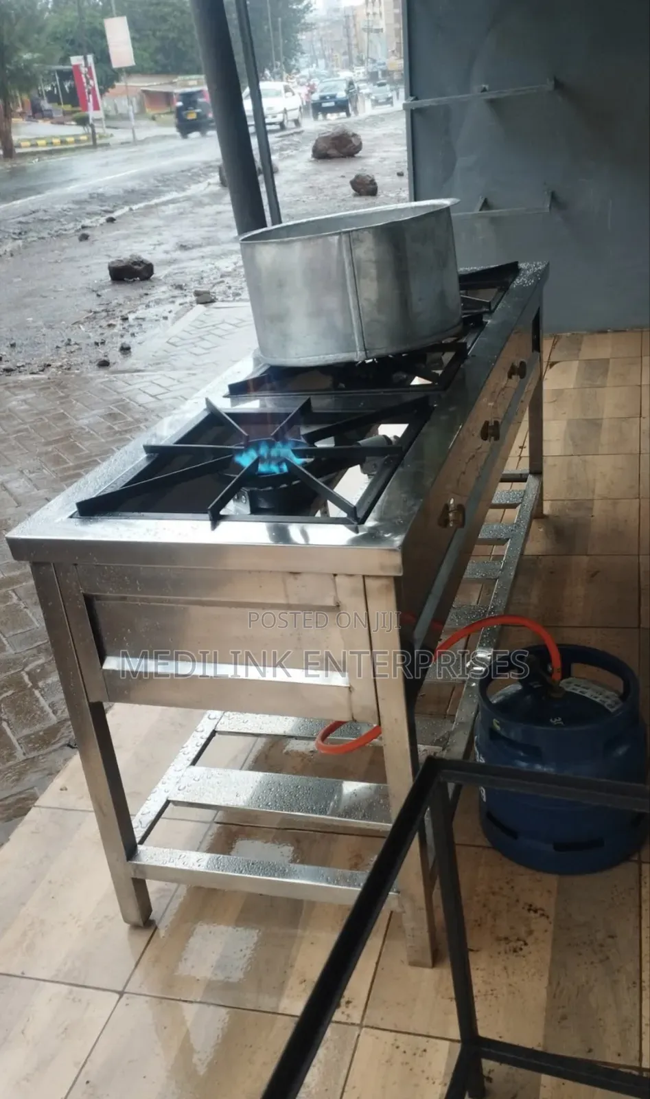 Stainless Customized 3-Burner Cooker Emotek Design