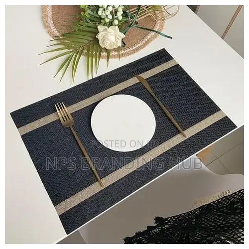 6pcs PVC Table Mats Size: 30*45cm (N.Y.O
