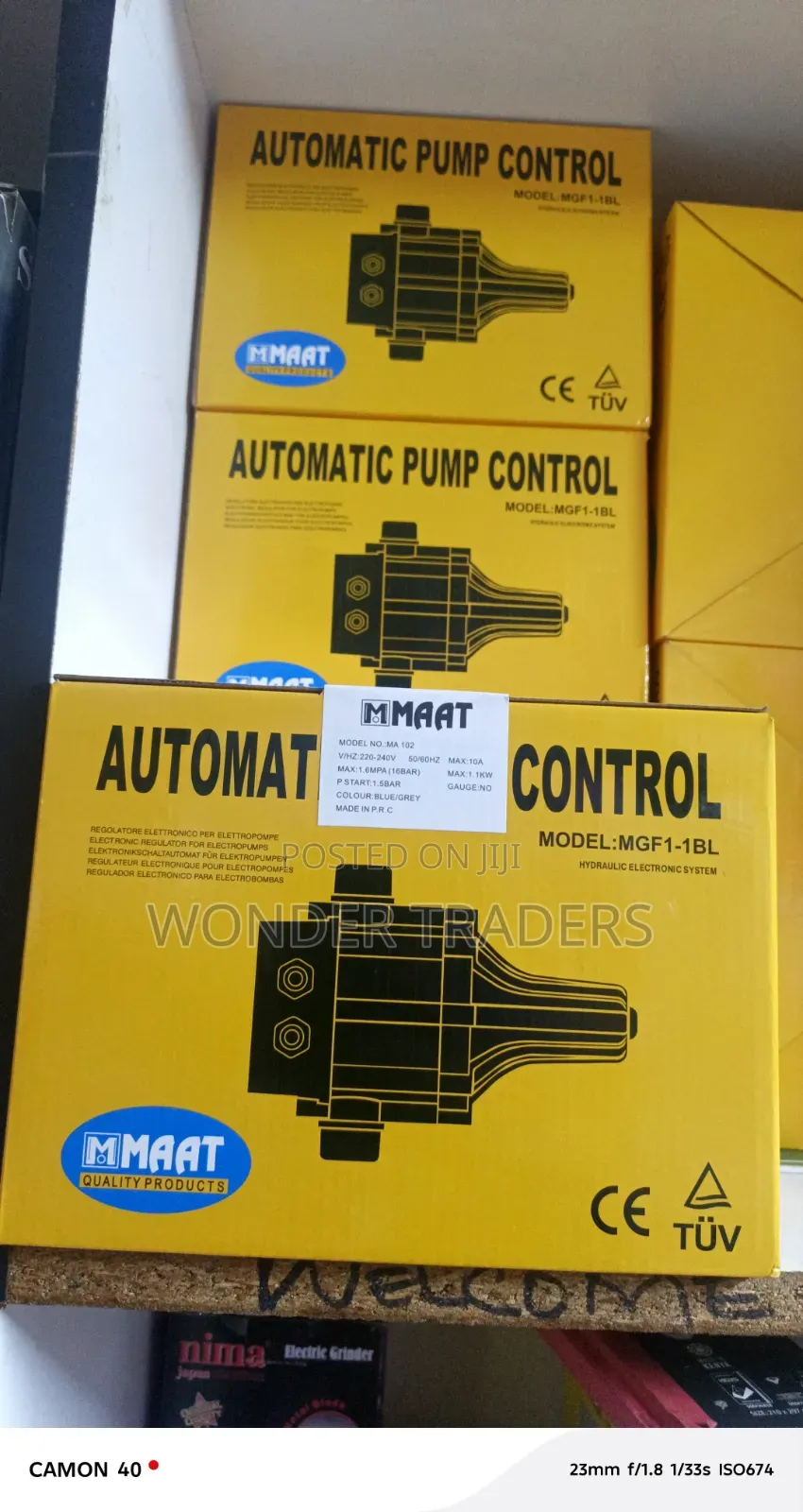 Water Pump Controller - Press Control Regulator