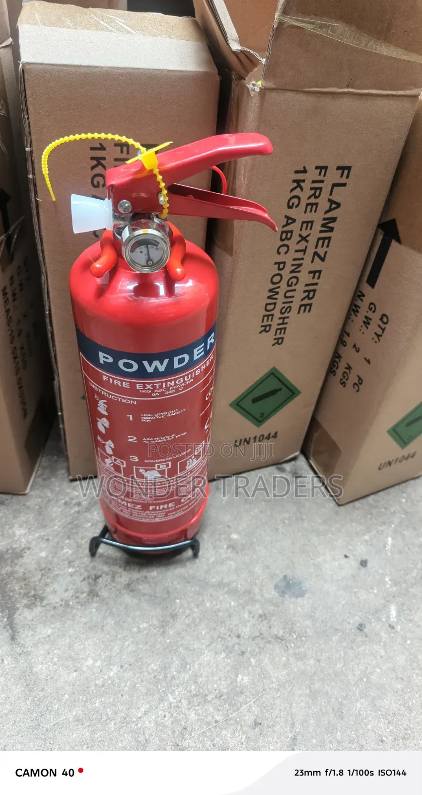Flamez Fire ;Fire Extinguisher 1kg Abc Powder- Dry Powder