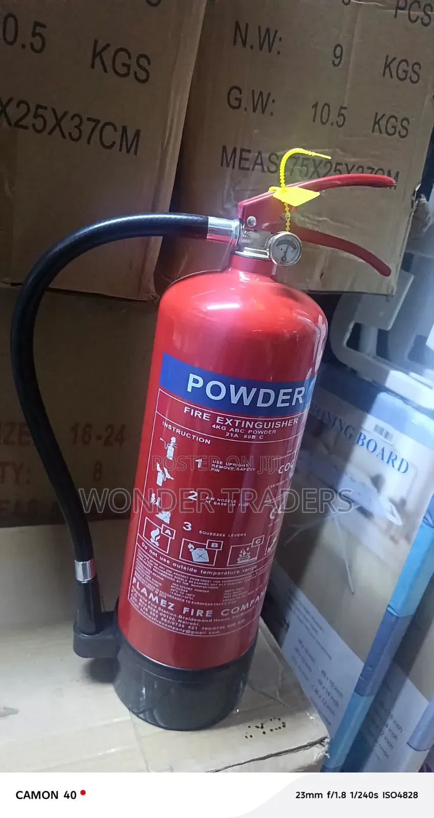 Fire Extinguisher 4kg Abc Powder- Dry Powder