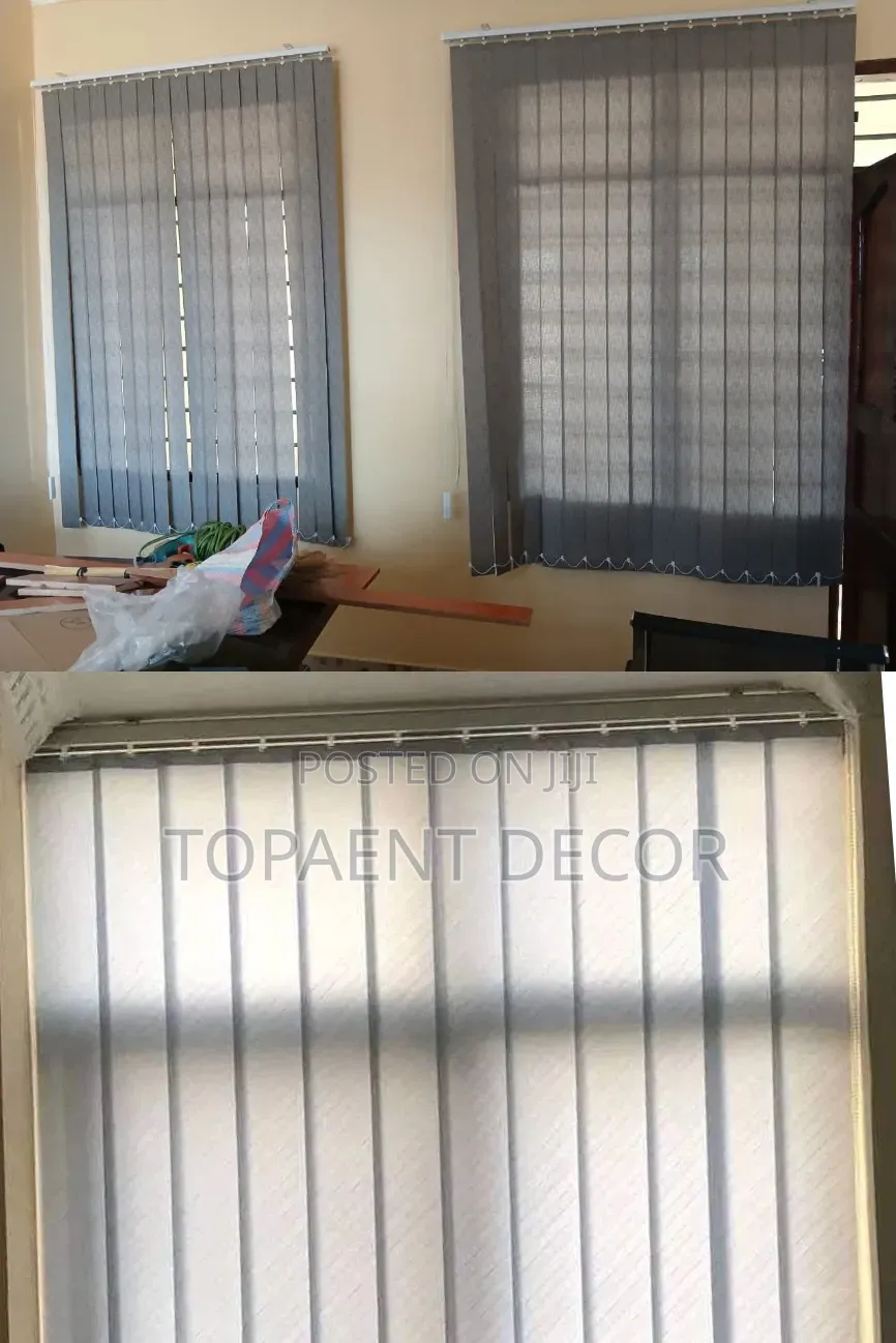 Blinds Down,Peace Up , Vertical Office Window Blinds