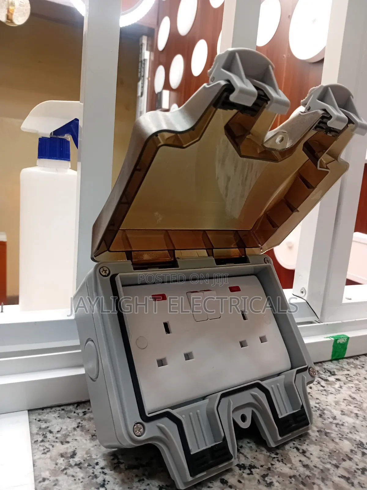 Waterproof Uk Standard Power Switched Socket