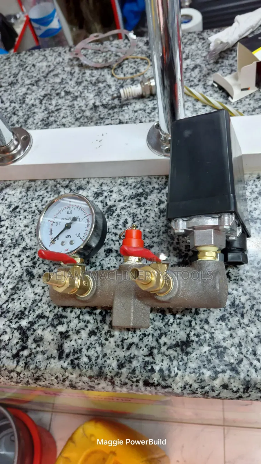 Air Compressor Pressure Regulator Plus Switch Kit
