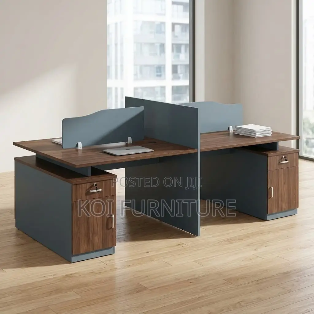 Office Desk : Modern 2-Way Office Workstation