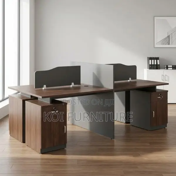 Office Desk : Modern 2-Way Office Workstation