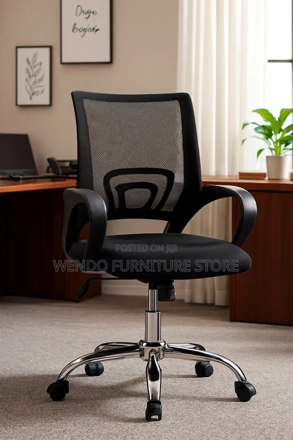 Office Chairs; Fabric Ergonomic Supportive Mesh Chairs