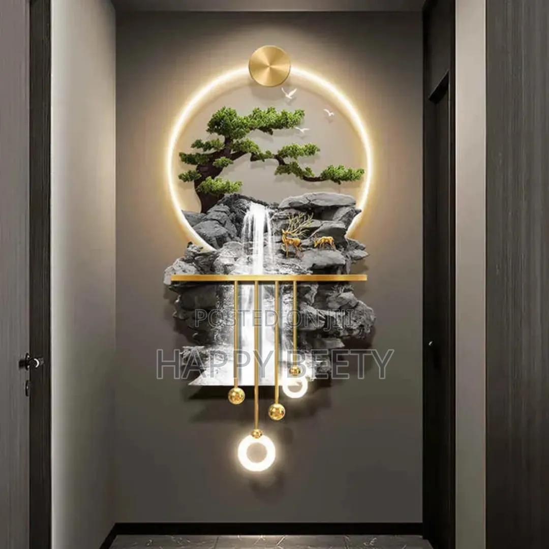 Transform Your Interior With This Luxury 3d Waterfall Wall Art