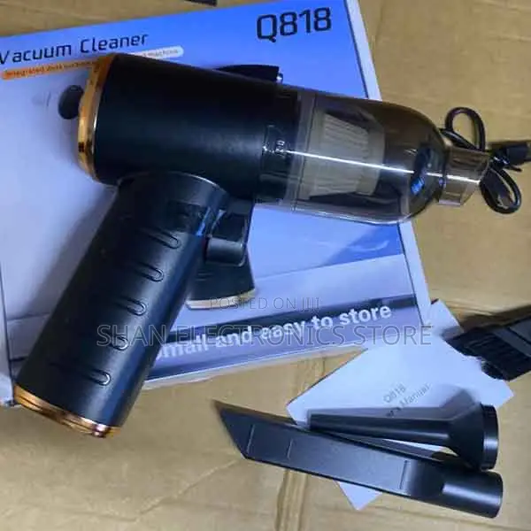 Clean and Clear 3 in 1 Car Vacuum Cleaner –18000pa, Handheld, Cordless