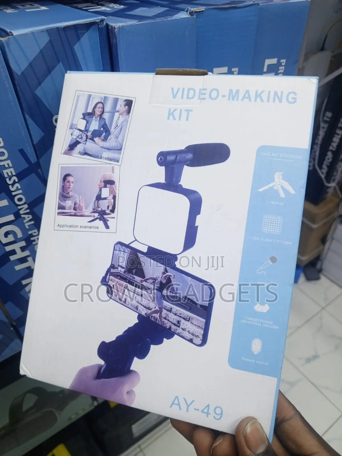Ay-49 Video Recording Kit For Smartphones And Cameras