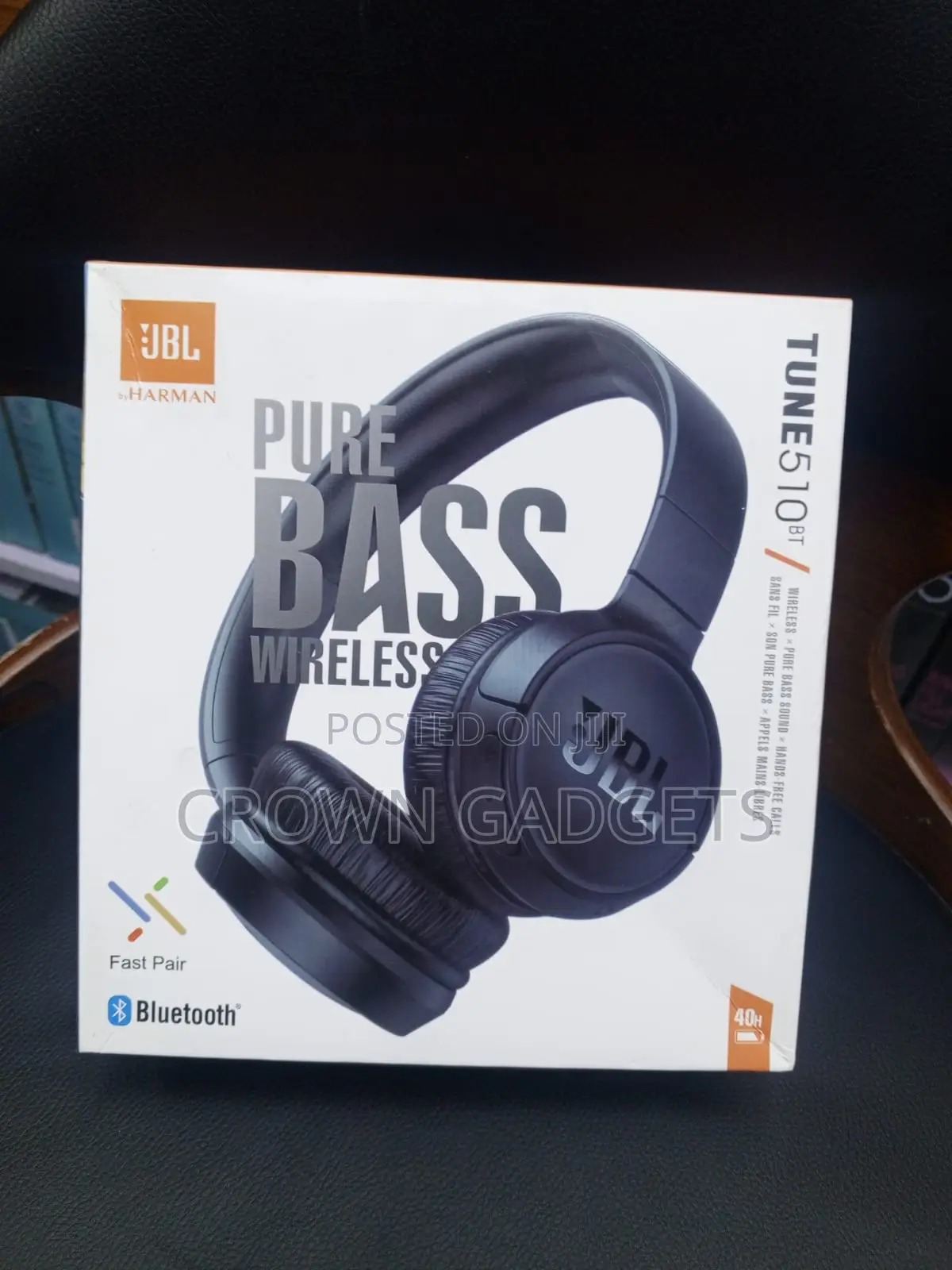 JBL Tune 510bt on-Ear Bluetooth Headphones With Mic