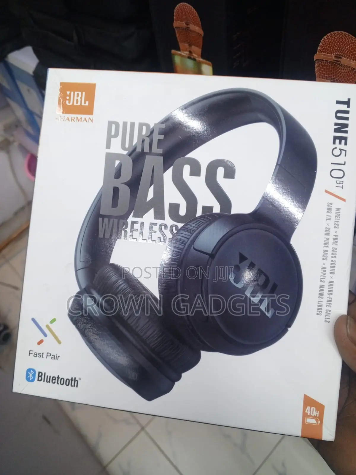 JBL Tune 510bt Wireless Stereo Headphones for Music Calls