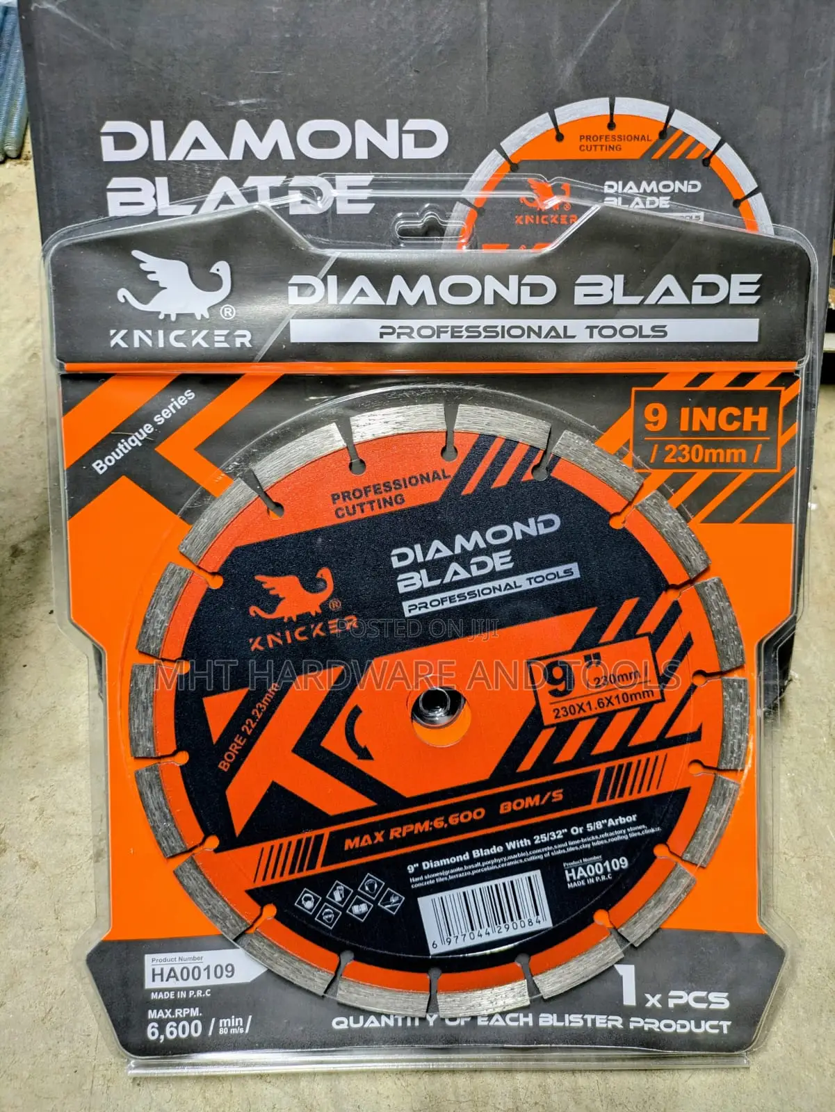 Diamond Cutting Blade 9" Knicker !Offer!