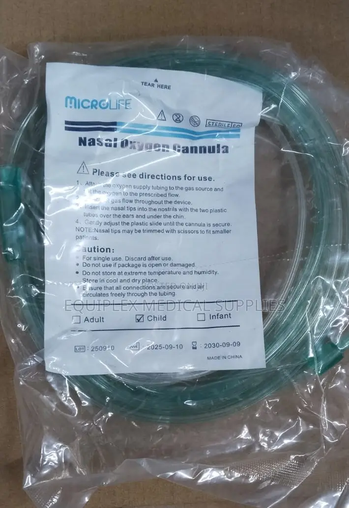 Quality Neonate Nasal Oxygen Cannula / Oxygen Mask (Adjustable)