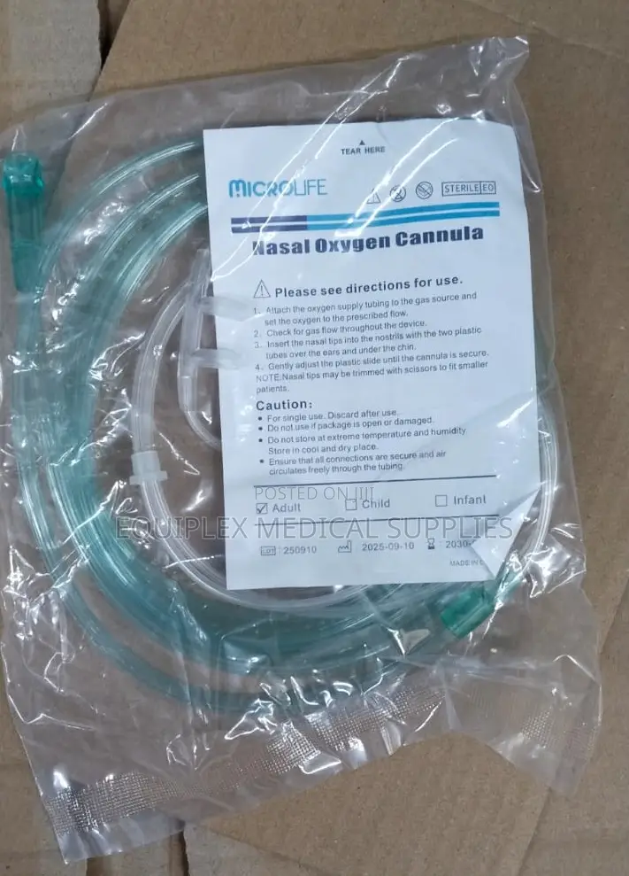 Quality Neonate Nasal Oxygen Cannula / Oxygen Mask (Adjustable)