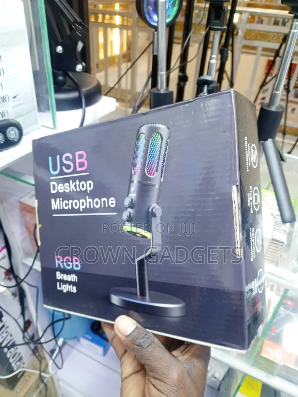 Usb Recording Microphone With Headphone Monitoring Port