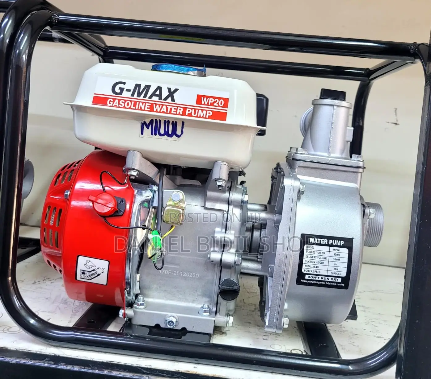Wp20 G Max Petrol Water Pump 2inch