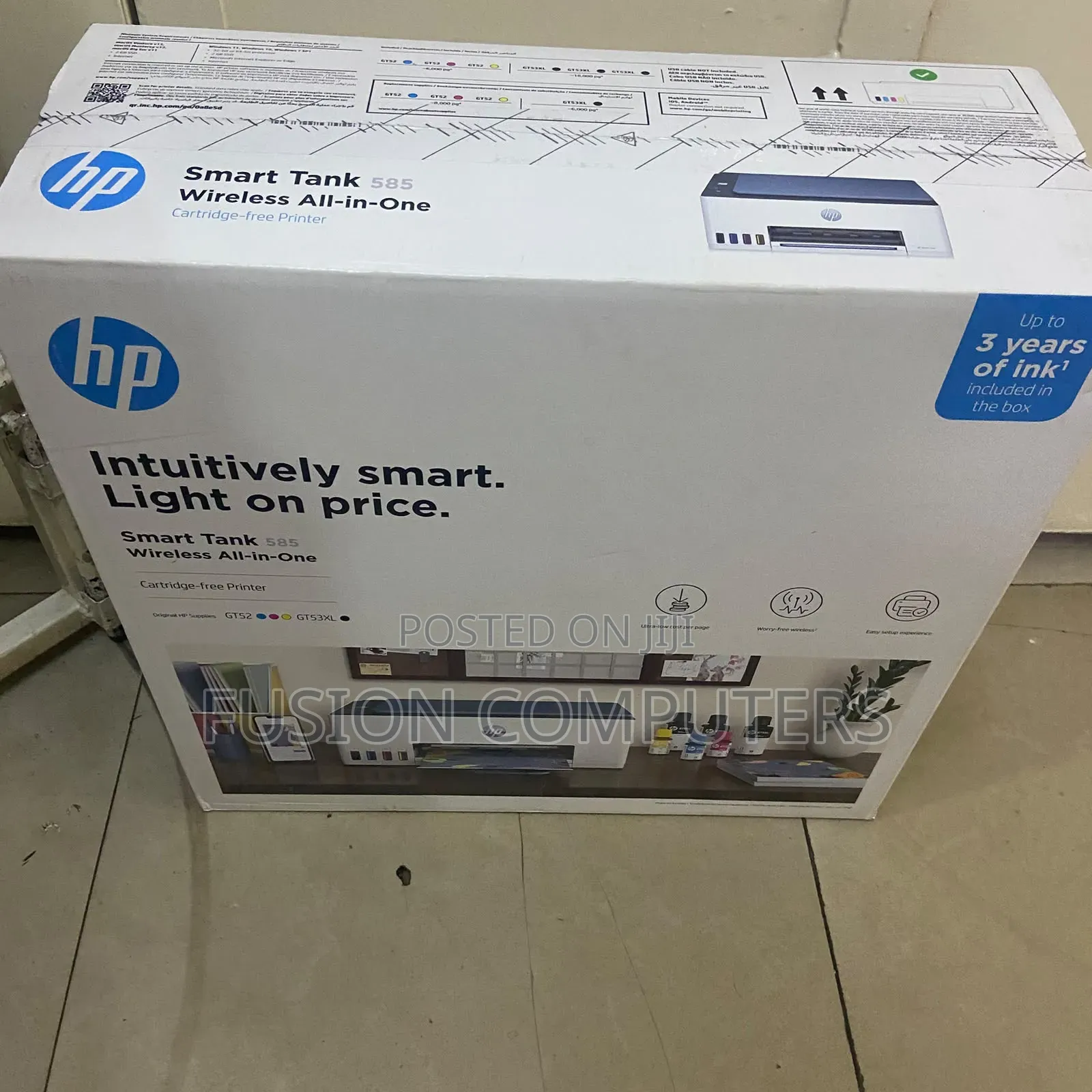 Hp Smart Tank 585 All-in-One Wifi Color Printer